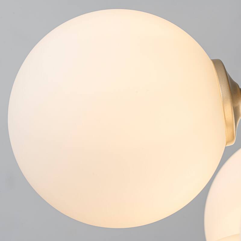 Starsky 5-LIght Globe Glass Sputnik Semi Flush Mount Ceiling Light