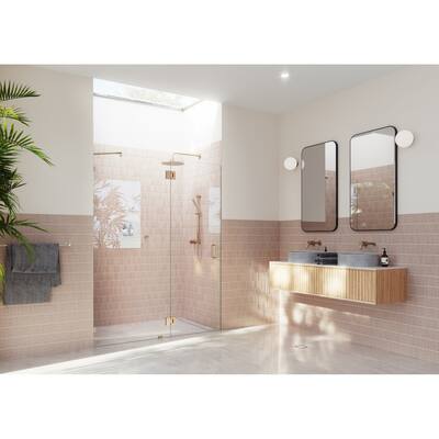 Glass Warehouse GW-GH-62.75 Halo 78" High x 62-3/4" Wide Hinged