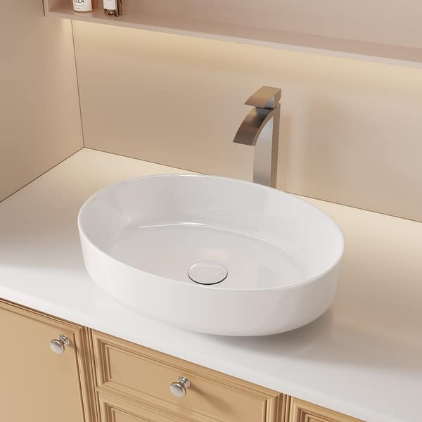 slide 2 of 12, 11.21" CUPC Certified Single Handle Bathroom Sink Faucet (Brushed Nickel Finish) Brushed Nickel