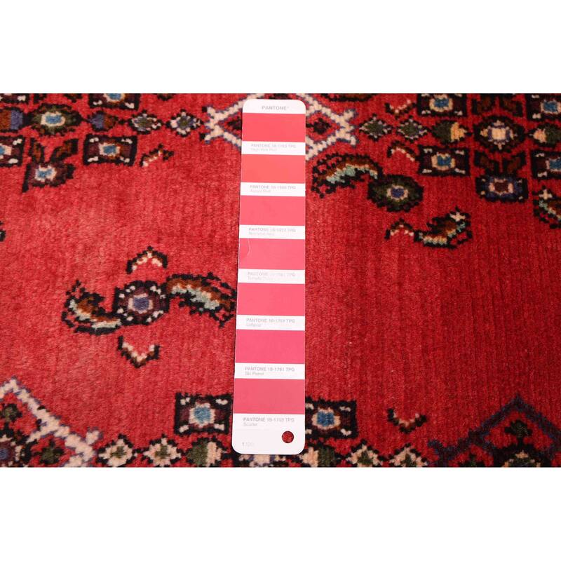 ECARPETGALLERY Hand-knotted Anadol Red Wool Rug - 2'6 x 9'3
