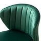 preview thumbnail 51 of 75, HULALA HOME Upholstered Premium Velvet Tufted Dining Chair with Small Base Set of 2