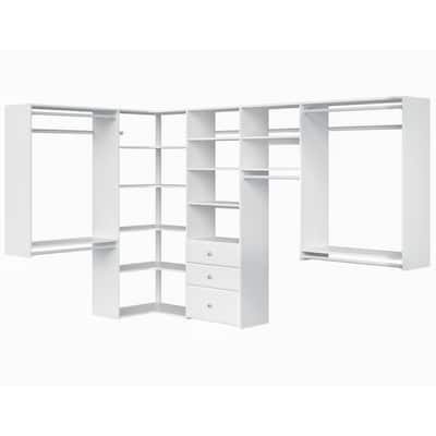Easy Track Ultimate Corner Laminate Closet Kit