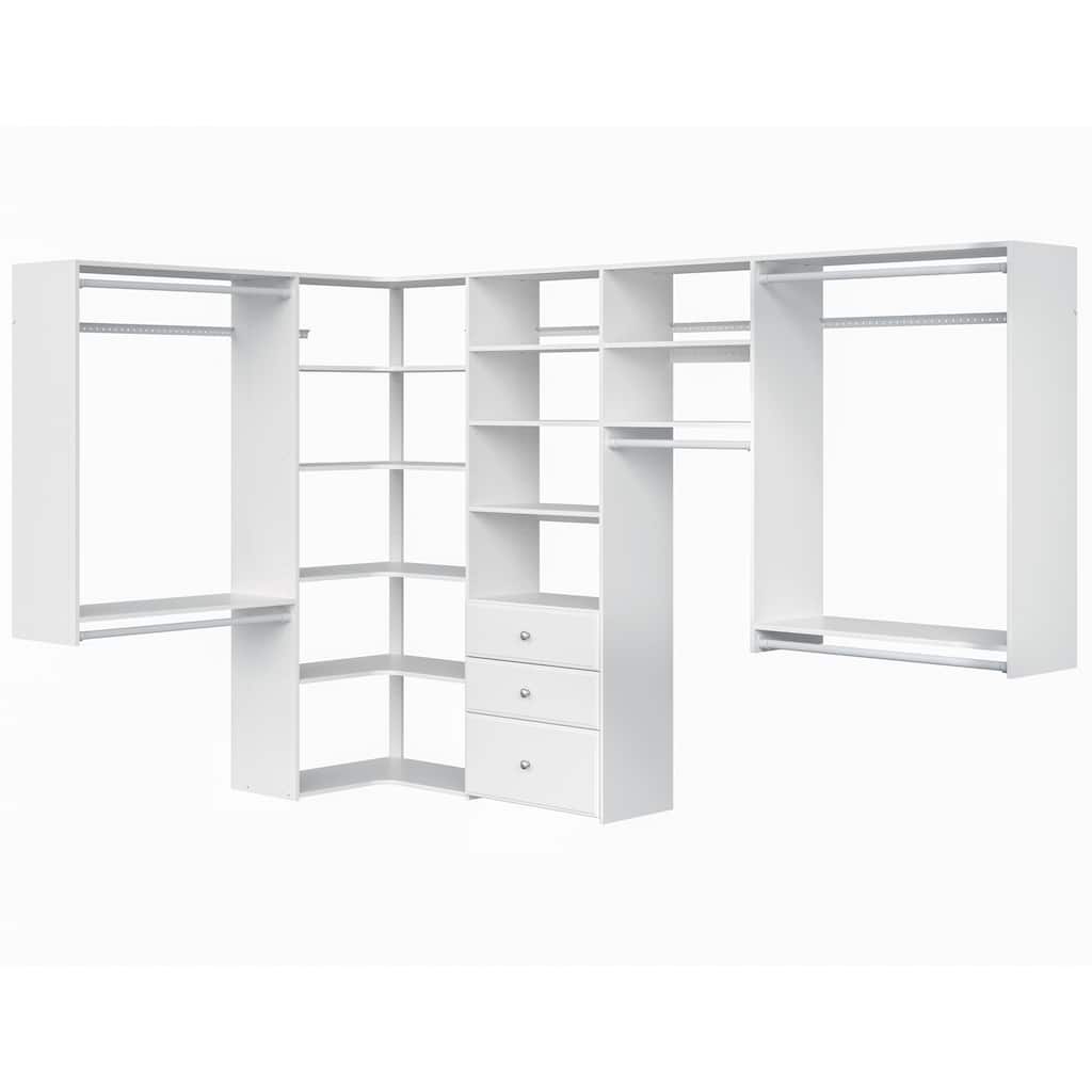 Easy Track Ultimate Corner Laminate Closet Kit