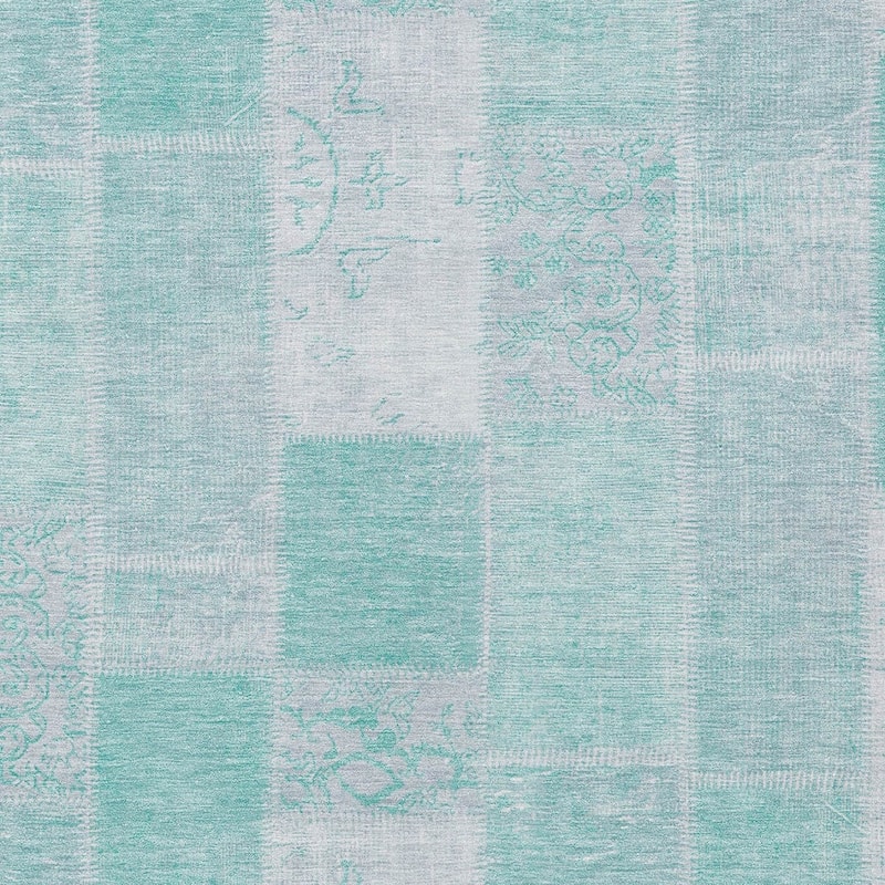 HomeRoots Patchwork Traditional Rectangle Outdoor Rug