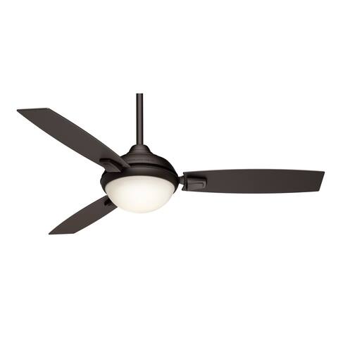 Casablanca 54" Verse Outdoor Ceiling Fan with LED Light Kit and Handheld Remote