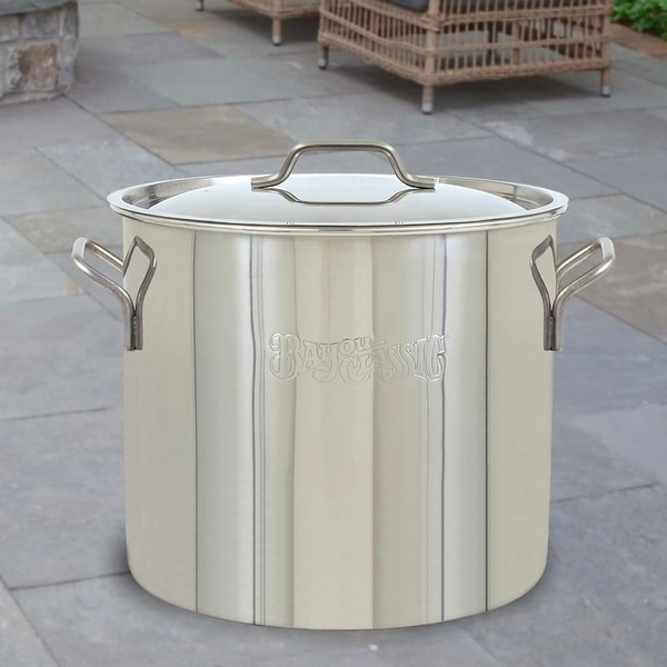 Bayou Classic 1440 40 qt Stainless Brew Kettle On Sale Bed
