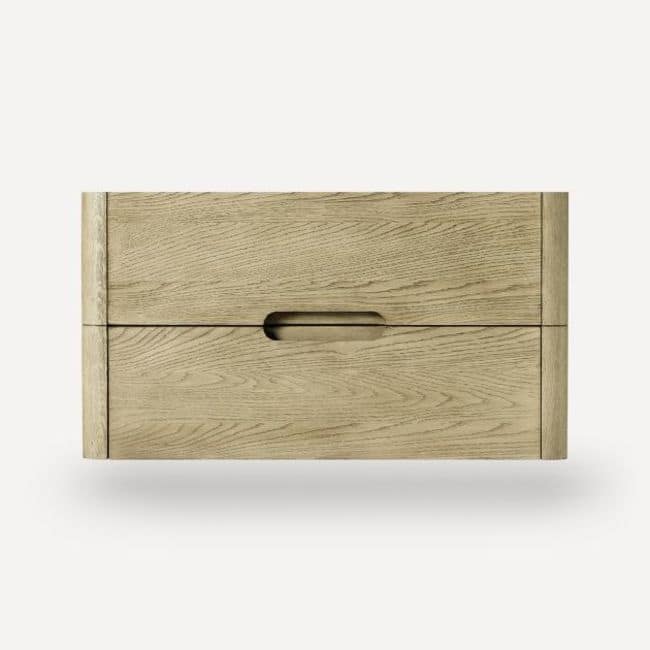 Robern CVHE36D Craft Series 36" Single Wall Mounted Vanity Cabinet - Rustic Oak - Oak Finish