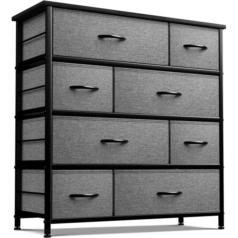 Dresser w/ 8 Drawers Furniture Storage & Chest Tower for Bedroom