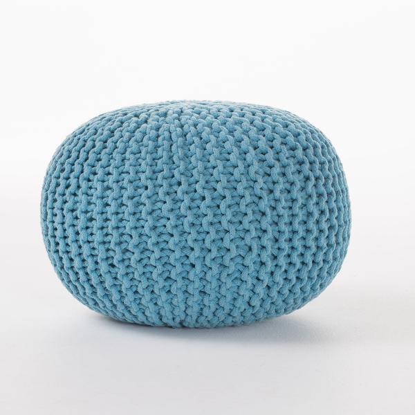 Aqua pouf ottoman cheap