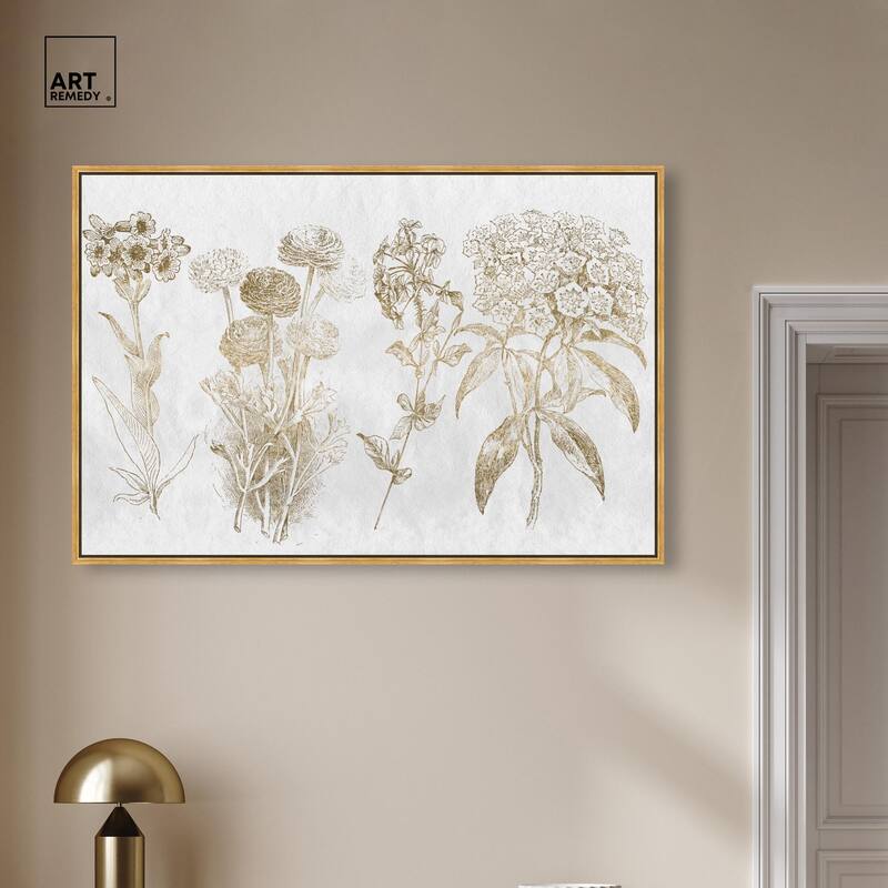Floral Selection Quad Canvas by Art Remedy
