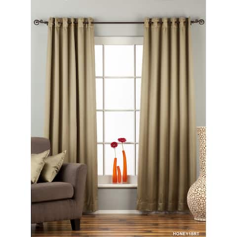 Olive Green Ring / Grommet Top blackout Curtain / Drape / Panel - Piece