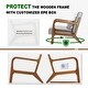 preview thumbnail 18 of 107, Glitzhome Set of 2 30.75"H Mid-Century Modern PU Leather Accent Armchairs with Rubberwood Frame - 25.75"L x 33.75"W x 30.75"H