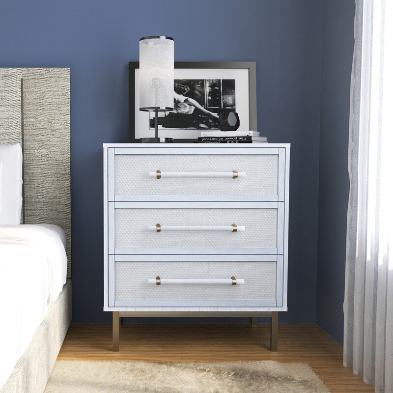 Hopper Studio Sophia Antique White 3 drawer Chest Bed Bath Beyond 33426102