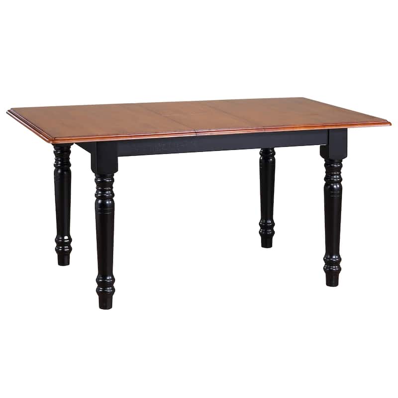 Extendable Dining Table 48-60" Rectangular Butterfly Leaf Table Wood - 48-60