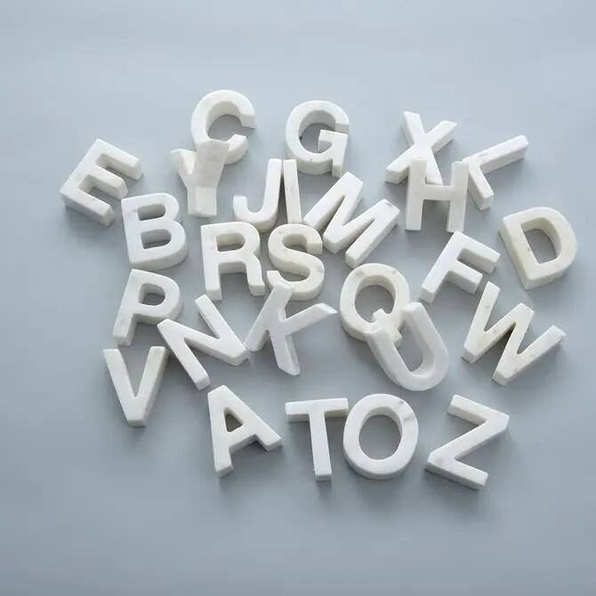 Marble Letter Kit (26 Letters)