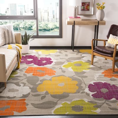 SAFAVIEH Porcello Lavada Contemporary Floral Rug