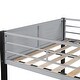 preview thumbnail 17 of 16, Twin Metal Triple Bunk Bed with Vent Board,Separatable into Three Beds