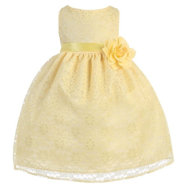 flowery yellow dress