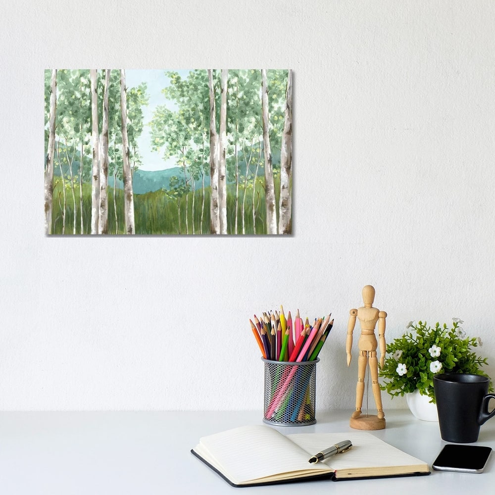 iCanvas "Behind Mountains" by Eva Watts Canvas Print