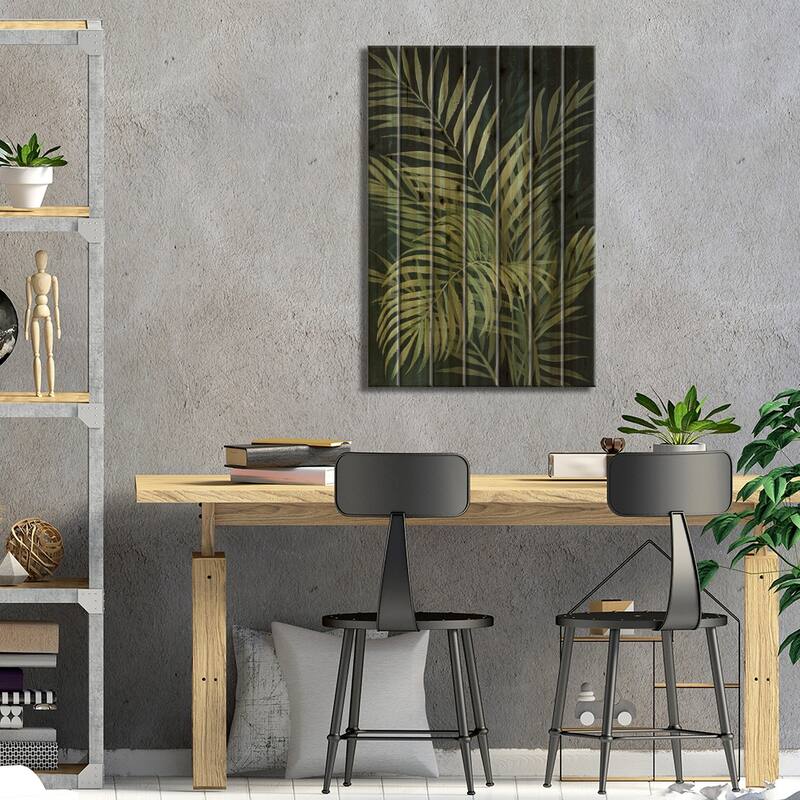 Island Dream Palms II Print On Wood by Nan - Multi-Color