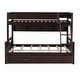 preview thumbnail 5 of 34, Twin Over Full Bunk Bed with Shelves and Trundle - Practical for Families