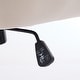 preview thumbnail 51 of 81, Adjustable Velvet Office Chair with Wheels, Ergonomic Swivel Study Desk Chair, Upholstered Task Chair with Backrest Seat - N/A