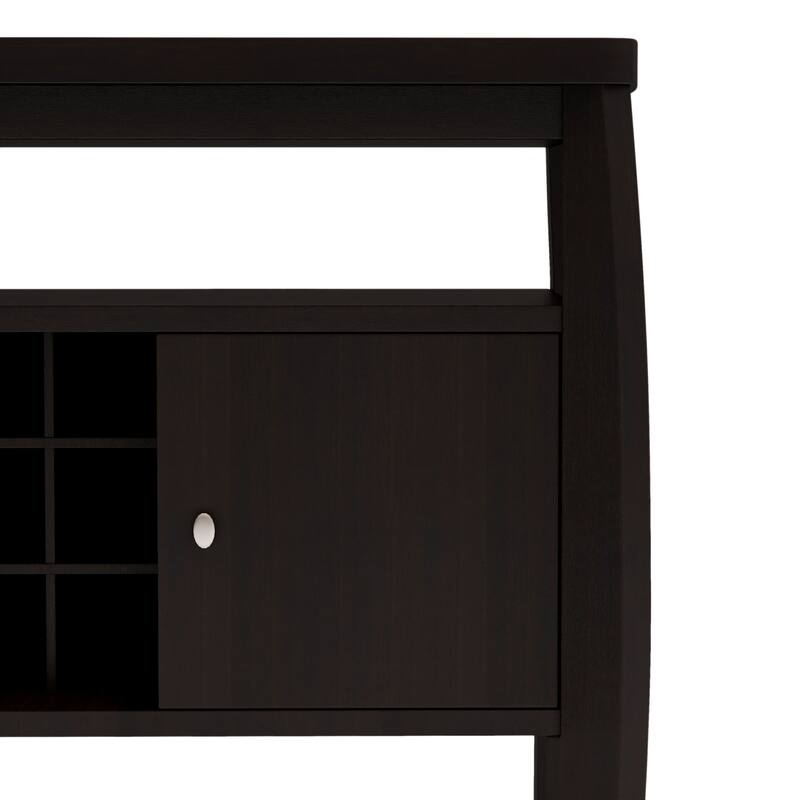 DH BASIC Mod Buffet Table with Shelf and Wine Grid by Denhour