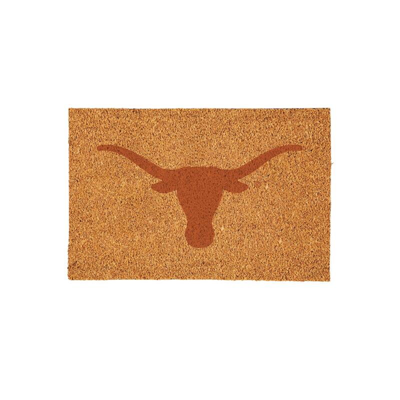 University of Texas Full Color Indoor/Outdoor Coir Mat