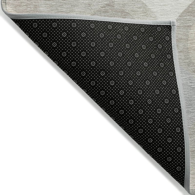 Machine Washable Indoor/ Outdoor Chantille Geo Contemporary Rug