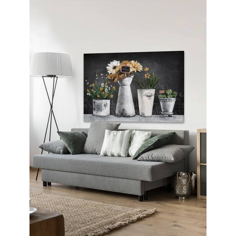 'Unconventional Jar' Painting Print on Wrapped Canvas