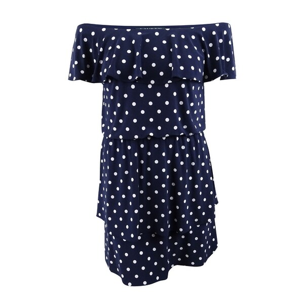 polka dot jersey dress