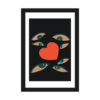 iCanvas "All Eyes Black" by Flower Love Child - Bed Bath & Beyond ...