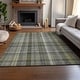 preview thumbnail 7 of 47, Premium Washable Super Soft Plaid Mayfield Rug