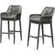 Option Smoke Grey-High stool