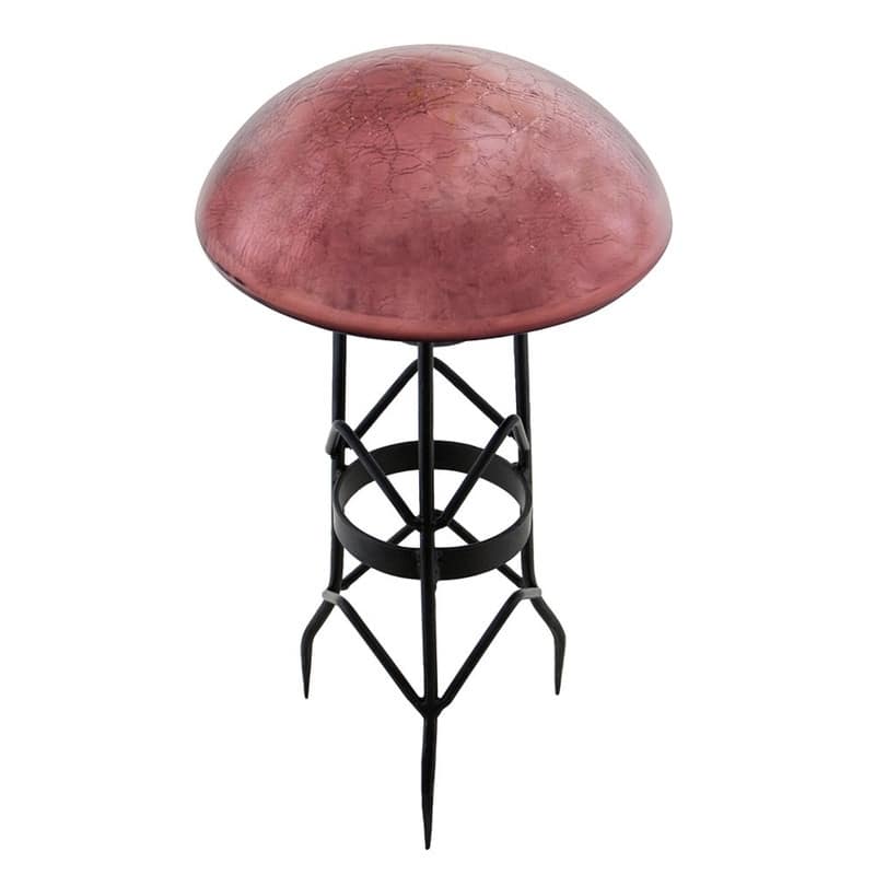 Achla Designs Glass Toadstool Gazing Globe Ball, 9 Inch Diameter