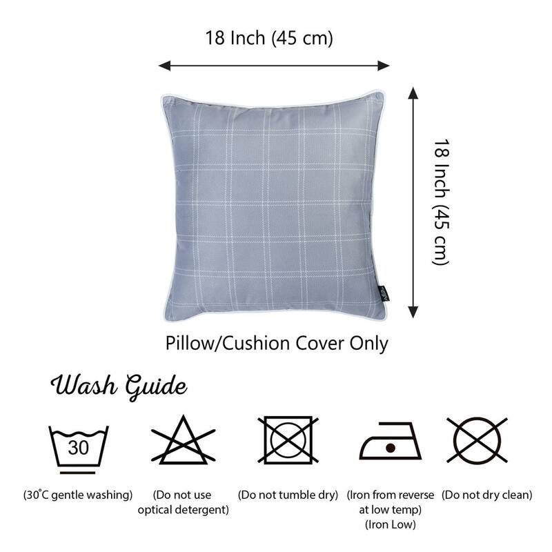 Porch & Den Decorative Christmas Themed Throw Pillow Cover Square