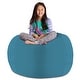 preview thumbnail 189 of 192, Kids' Stuffed Animal Storage Bean Bag Chair Cover or Toy Organizer 48 Inches Extra Large - Heather Teal