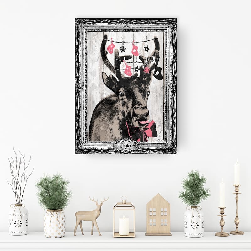 Ready2HangArt 'Jingles' Holiday Canvas Wall Art by Olivia Rose