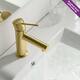 Luxury Solid Brass Single Hole Bathroom Faucet