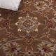 preview thumbnail 13 of 46, SAFAVIEH Handmade Heritage Traditional Brown/ Blue Wool Rug