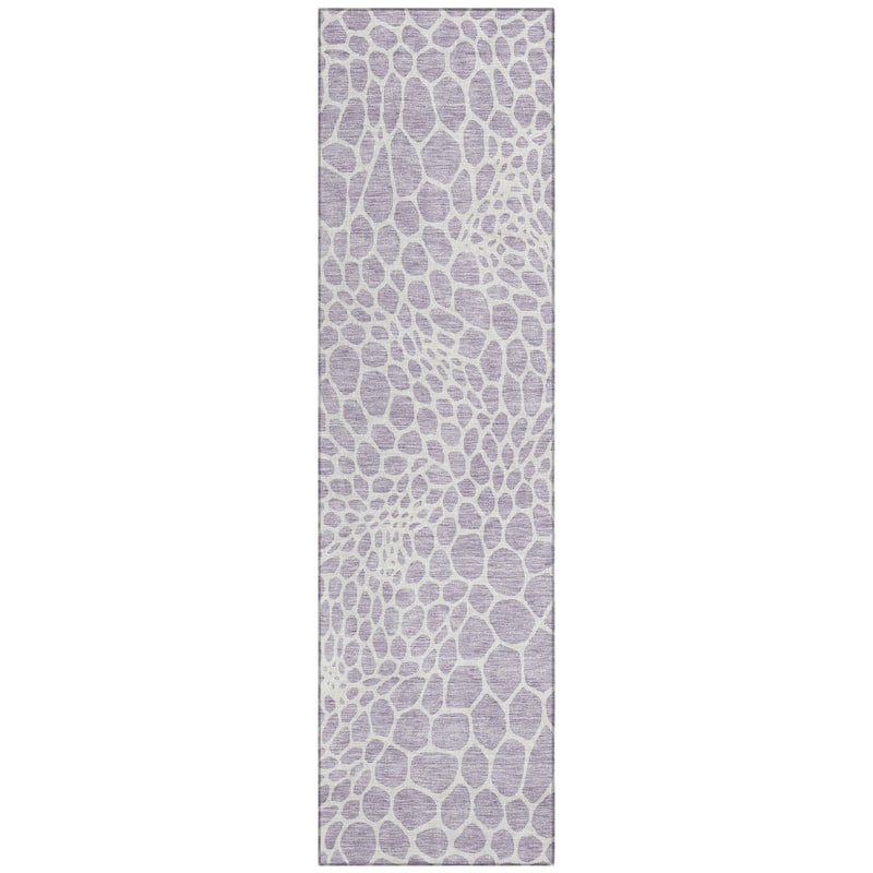 Machine Washable Indoor/ Outdoor Chantille Animal Print Rug