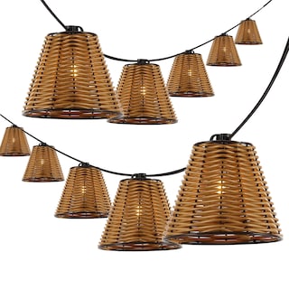 JONATHAN Y 10 ft G40 String Lights - 10 Bulbs, Indoor/Outdoor Use