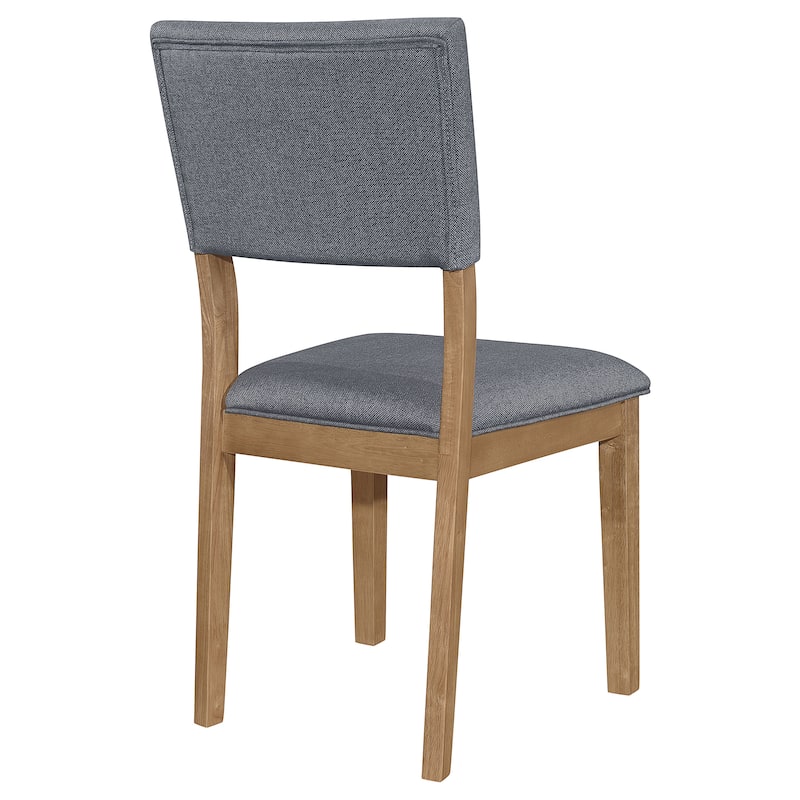 Sharon Brown Fabric Upholstered Dining Side Chair (Set of 2)