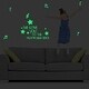 preview thumbnail 4 of 4, Walplus Peel and Stick Wall Stickers Glow In The Dark Letter Star Note