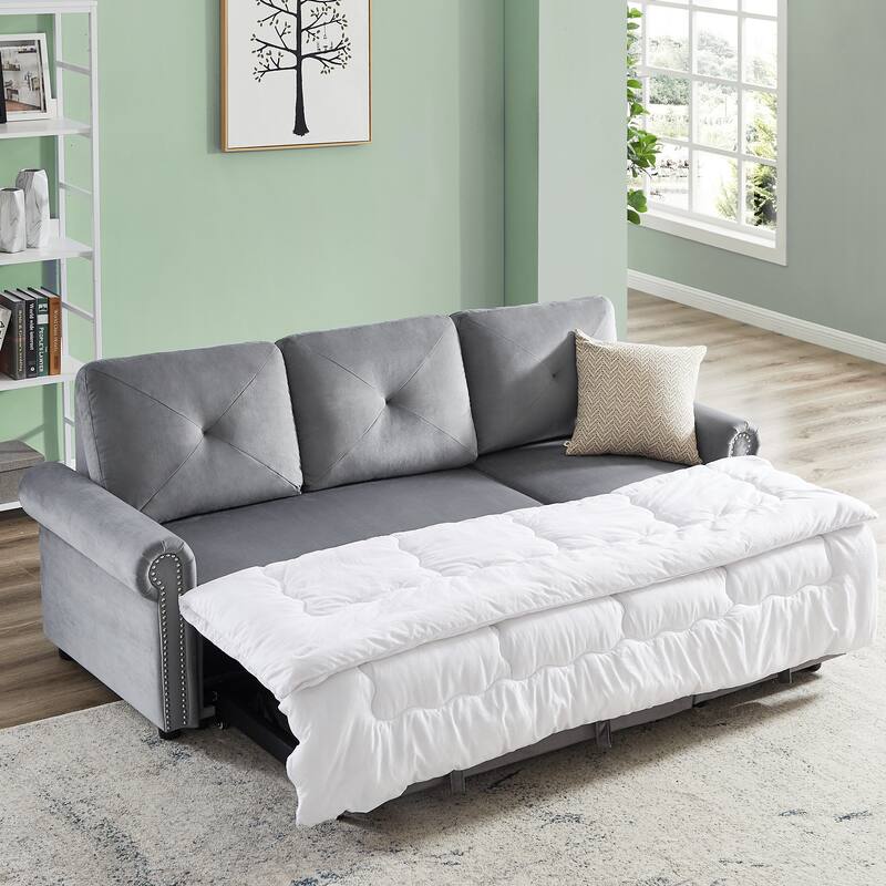 83" L-Shape Sectional Sofa with Storage Chaise