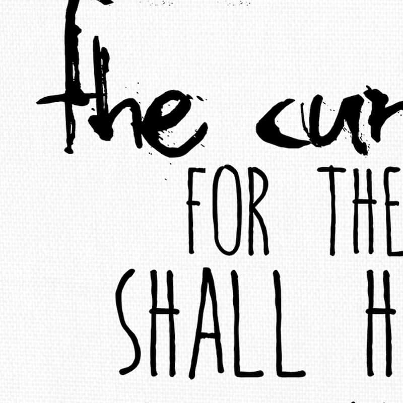 Blessed are the Curious Canvas Art Print