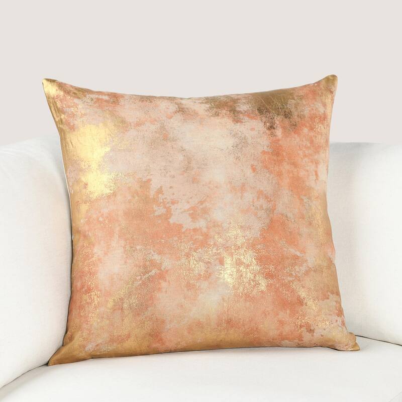 Villa by Classic Home Equilibrium 22x22 Linen Blend Throw Pillow