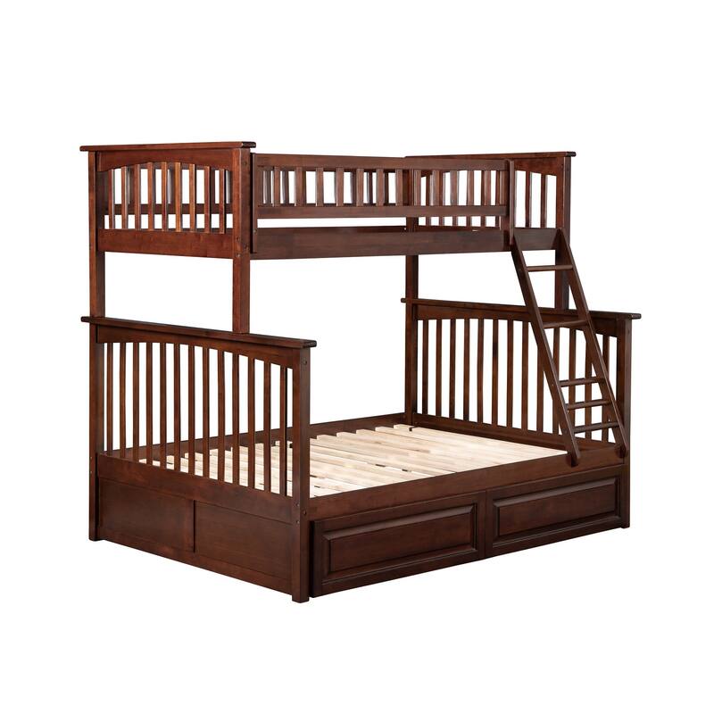 Bunk Bed with Drawers - Space Saving Design, Sturdy Frame & Turbo Charger