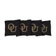 preview thumbnail 1 of 1, Oakland University Golden Grizzlies Black Cornhole Bags All-Weather Resin Filled
