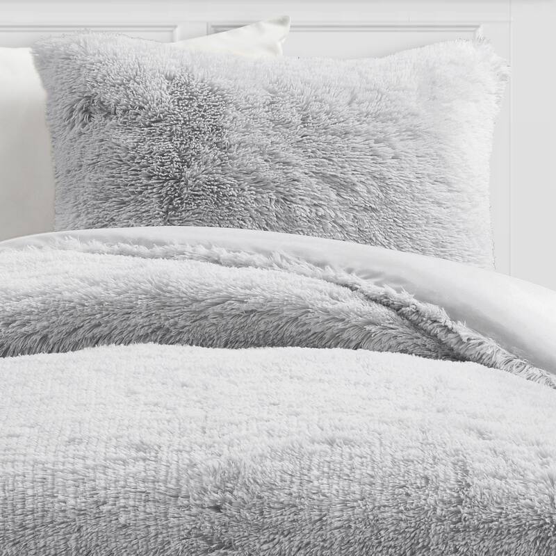 Lush Decor Emma Faux Fur Comforter Set